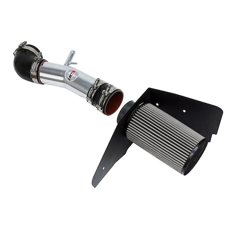 Hps Performance Air Intake Kit with Heat Shield, Polished,  827-596P