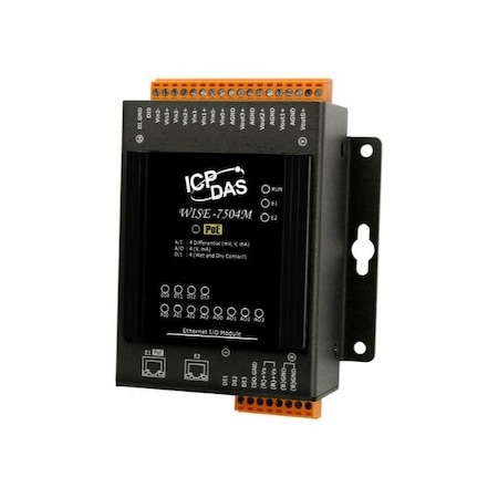 Icp Das Configurable I/O Controller with 4 Analog Inputs, 4 Analog Outputs, 4 Digital I WISE-7504M
