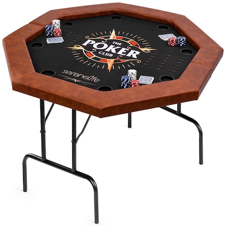 Serenelife Casino Poker Table Foldable SLPTH740