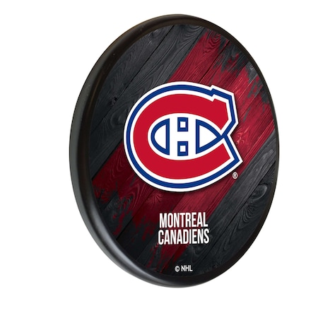 Holland Bar Stool Co Montreal Canadiens 13" Solid Wood Sign WSgnPBlkMonCan
