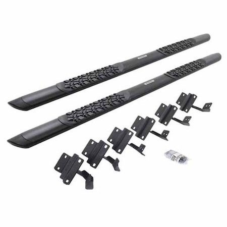 Repl. For Ford F-150 Raptor Year 2024 Black Aluminum Side Bar And Brackets - Complete Kit W5 I
