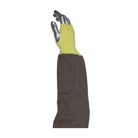 Kut Gard FR Viscose / DuPont Kevlar Blended Sleeve with Blue/Gold Elastic End and Thumb Hole 10-K4622