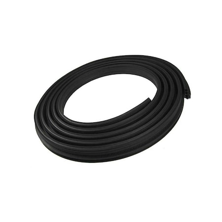 K&M Mfg Cab Door or Window Seal for John Deere Equipment, 198-In. Long, Black Rubber 3087