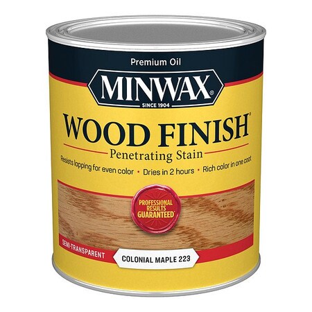 Minwax Wood Stain, 1 qt, Colonial Maple 70005444