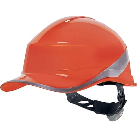 Deltaplus Hard Hat, Front Brim, Diamond VI, Orange DIAM6WTRORFL
