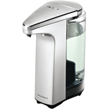 Simplehuman 8 oz. Touch-Free Sensor Liquid Soap Pump Dispenser with Soap Sample, Brushed Nickel ST1023