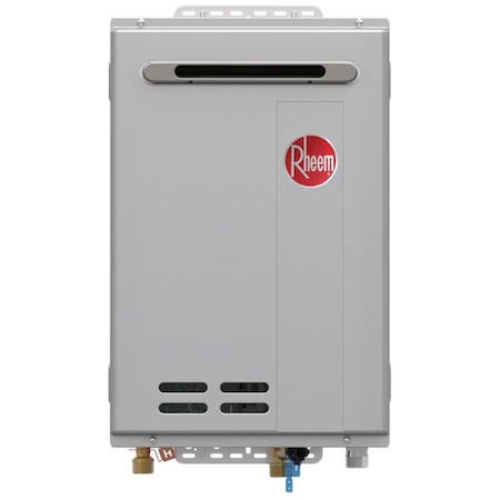 Rheem RTG 9.5 GPM 199,900 BTU 120 Volt Residential Outdoor Natural Gas Tankless Water Heater RTG-95XLN-3