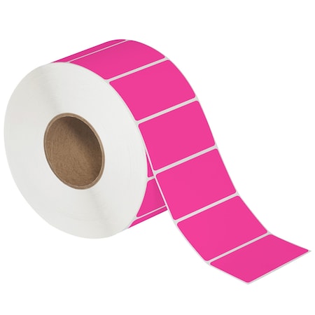 Tape Logic 4 x 2in Fluorescent Pink Thermal Transfer Labels, 4PK THL145PK