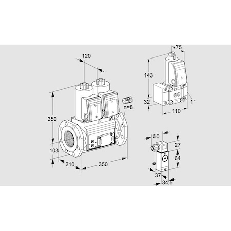 Honeywell Kromschroder VCS8100F05NNWR3E/P3Z-/3-P4 KS88207234