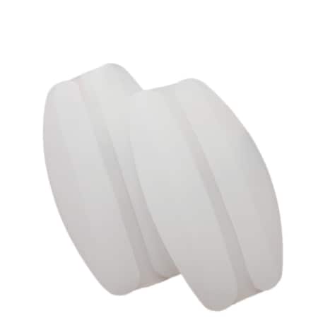 Alegria Soft Silicone Bra Strap Cushion for Ease Shoulder Discomfort - White AL3081147