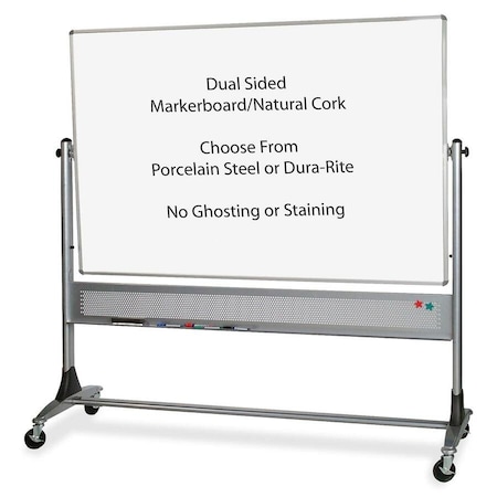 Best-Rite Combination Bulletin Board, Steel Frame 669RG-DC
