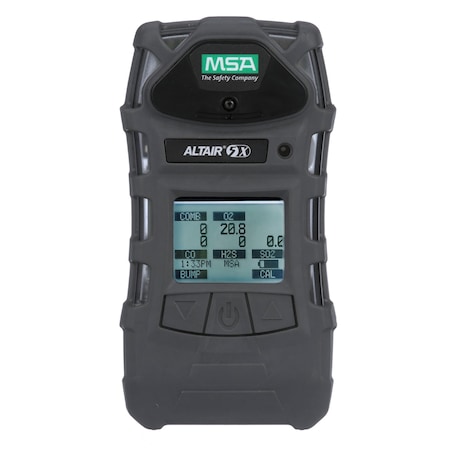 Msa Safety ALTAIR 5X Detector Mono (LEL, O2, CO, H2S), (UL), Charcoal, Instrument Only 10116924