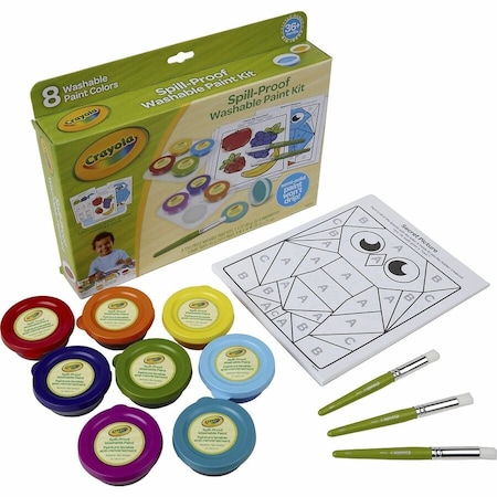 Crayola Spill-Proof Washable Paint Kit 81-1518