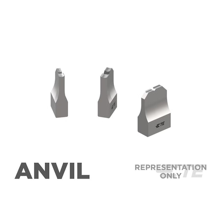 Te Connectivity AGASTAT Crimpers/Crimping Tools ANVIL EF .130 1-1333221-5