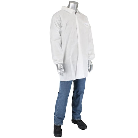 Pip PosiWear M3 Lab Coat, No Pockets, 50 gsm, 30PK C3819/M