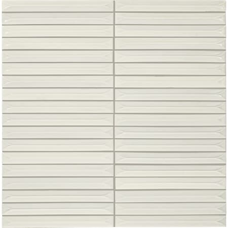 Daltile Artefino Vintage 1.5 x 6 Pyramid Mosaic 9.70 SQFT/Carton, 10PK AR441/26PYRMSGL