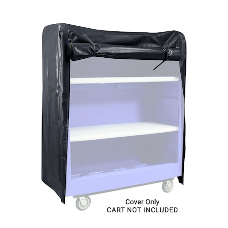 Royal Basket Trucks Vinyl Cover, 61" H, 48" L, Black G48-KKX-BVN