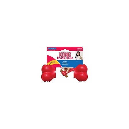 Phillips Pet Food Supply Goodie Bone Dog Toy, Red Rubber, For Medium Chewers, 7-In. 10011