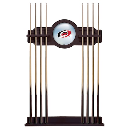 Holland Bar Stool Co Carolina Hurricanes Cue Rack in English Tudor Finish CueETudCarHur