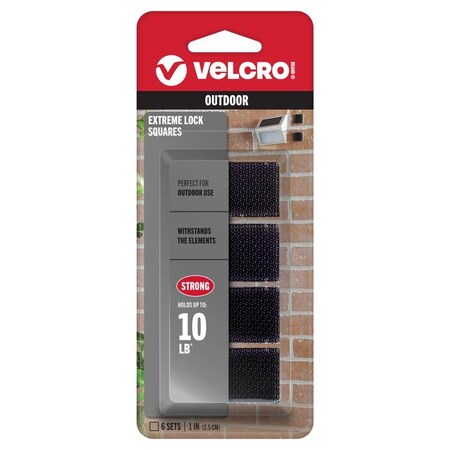 Velcro Brand Small Nylon Hook and Loop Fastener 1 in. L, 6PK VEL-30177-USA