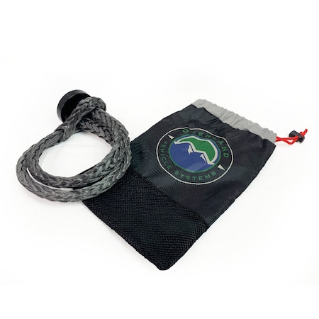 Overland Vcl Tow Hook, 7/16 Inch Diameter Rope With 6 Inch Diameter Loop; Rated To 44,000 Pounds; With Collar; 19139919