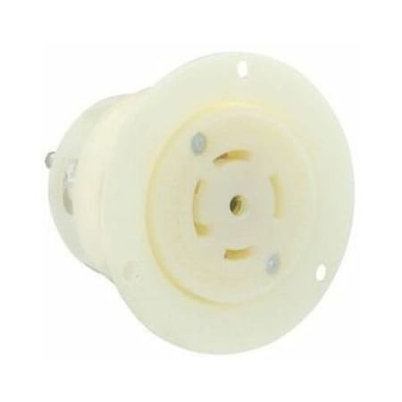 Leviton Industrial Grade Flanged Outlet 30 Amp, 347/600 Volt 3PY 2836