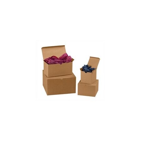 Bubblefast 50-14 x 6 x 6'' Kraft Gift Boxes, 50PK BFGB1466K