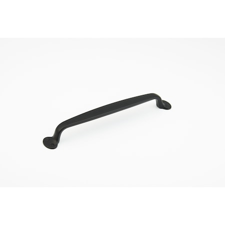 Schaub 12in Center to Center Country Appliance Pull Flat Black Finish 746-FB