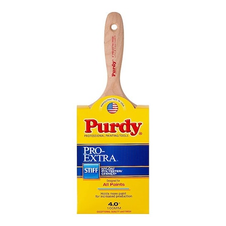 Purdy Nylon Paint Brush, 4 3/16 in L 144400740