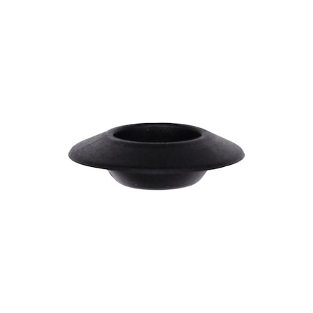 Auveco Plastic Plug Button with Depressed Center 1/2in Hole, 100PK 9288