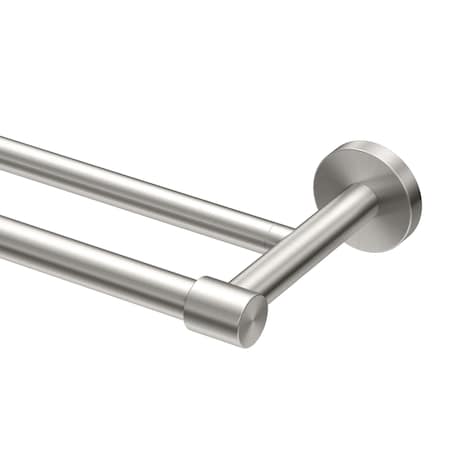 Gatco Reveal 24" Double Towel Bar, Satin Nickel 4674