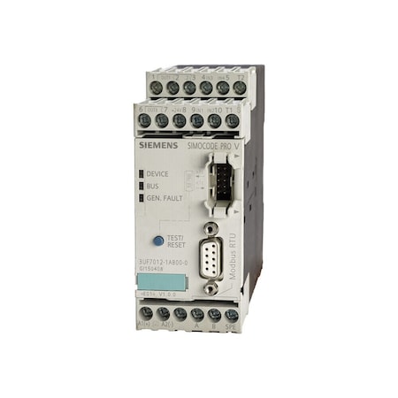 Siemens Basic unit SIMOCODE pro V MR MODBUS RTU interface 57.6 Kbps 3UF7012-1AB00-0