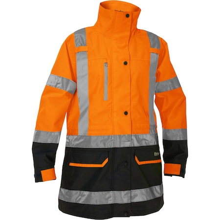 Pip Jacket, Hi-Vis Orange, Zipper, Polyester 333W6375H