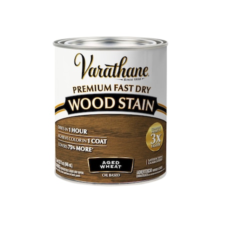Varathane Premium Fast Dry Wood Stain, Aged Wheat, 1 Qt 333660