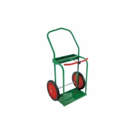 Anthony High-Rail Frame Dual-Cylinder Cart, 46 in H x 25 in W, 14 in Solid Rubber Wheels 021-85-14