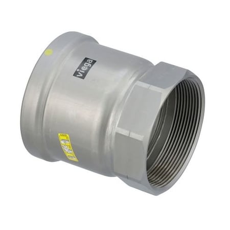 Viega MegaPressG adapter P 4 FPT 4 carbon steel zinc-nickel coating 28765