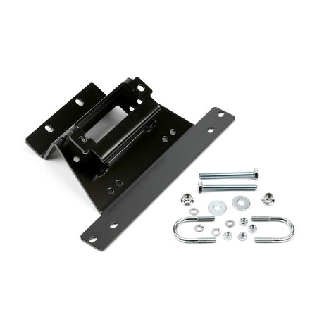 Warn Fixed Winch Mount Powder Coated Black for VRX and AXON Winches 101316