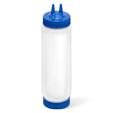 Vollrath Squeeze Bottle, Blue/Clear, Polyethylene 23242-134444