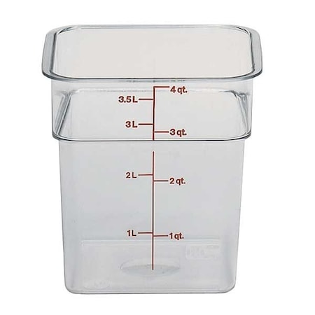 Cambro Food Storage Containers, PK 6 CA4SFSCW135