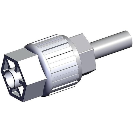 Smc High Purity Tube Fitting, Coupling, PFA LQ3H6A-T-1