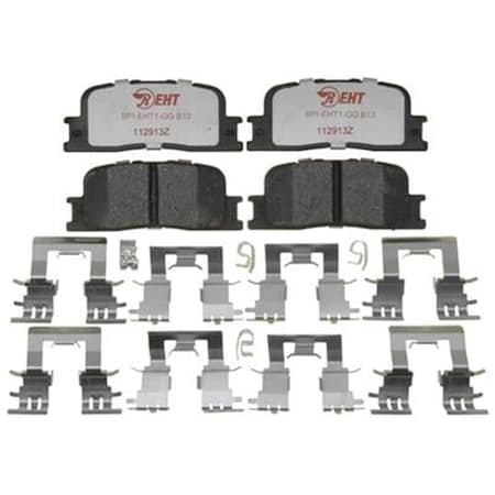 R/M Brakes RM Brakes EHT885H Brake Pad Set R53-EHT885H