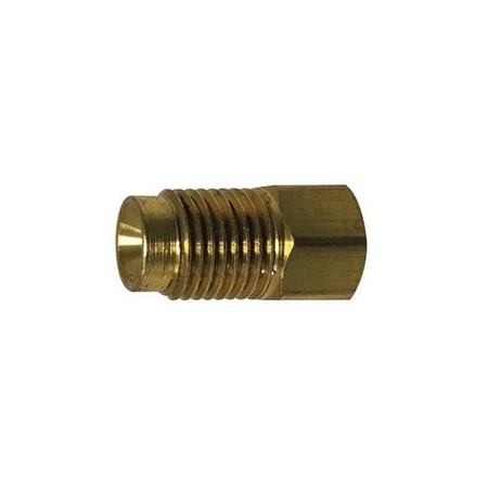 First Fitting & Fastener 5/16 X 1/4 BRASS DUAL MASTER CLINDER ADAPTER INVERTED FLARE 12220MID