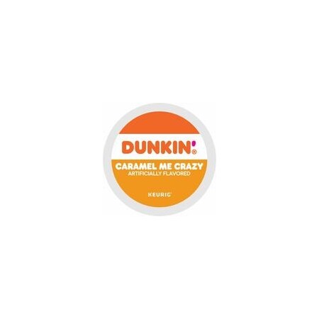 Dunkin K-Cup Caramel Me Crazy Coffee - Compatible with Keurig Brewer - Medium - K-Cup, 4PK 5000364900