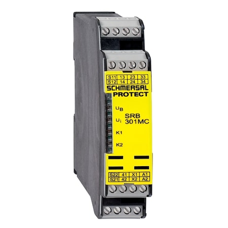 Schmersal Srb-301-Mc 24V Ac/Dc Universal Safety Relay 161190684