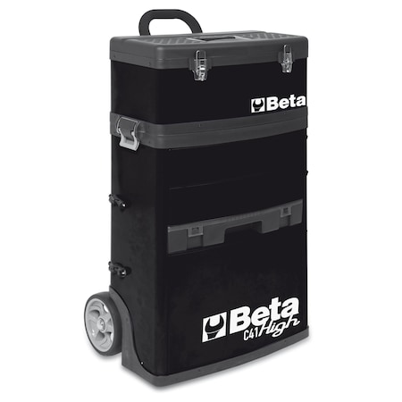 Beta Tool Cart, Black, Sheet Metal, 19-1/2 in W x 16 in D x 36 in H 041000005