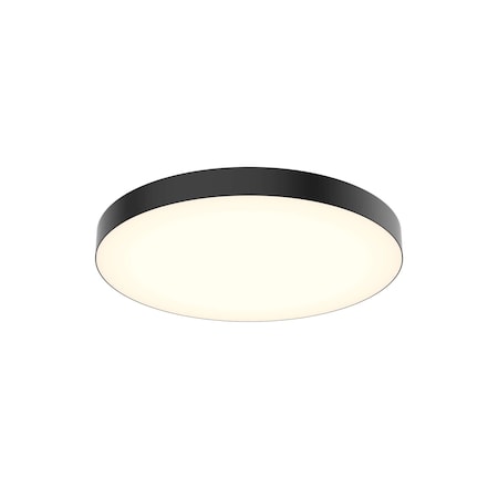 Dals Lighting Fusion 21'' LED Flush Mount, Black TLFM21-CC-BK