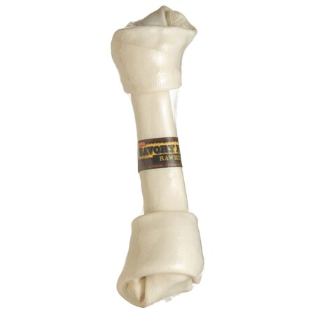 Savory Prime Natural Medium Adult Knotted Bone Beef Rawhide 9-10 in. L 110
