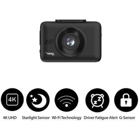 Adesso myGEKOgear by Orbit 535 4K Wi-Fi Sony Starvis Dash Cam GO53532G