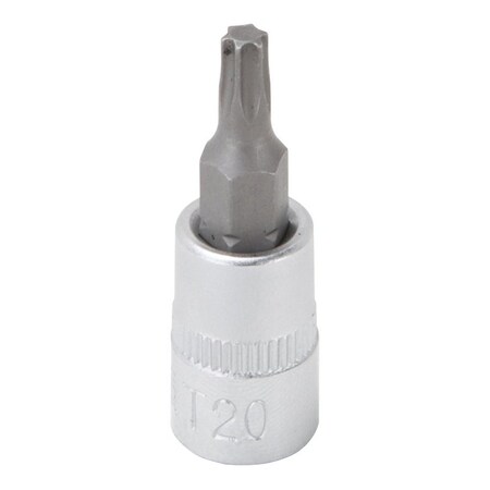 Vulcan Star Bit Socket, T20 Tip, Chrome 55050028SD