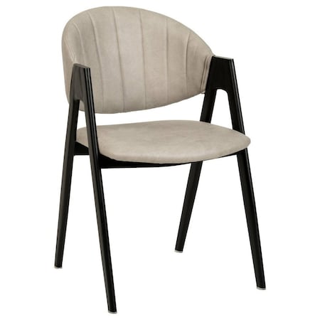 Leisuremod Savor Collection Modern Dining Chair in Taupe SC22TP